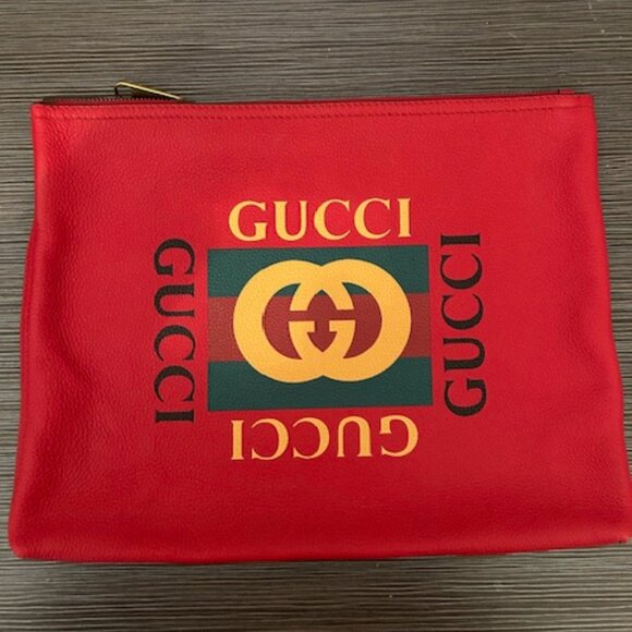 Gucci Red Pouch for Women or Men - Picture 7 of 9